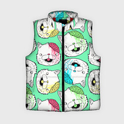 Женский жилет Drop Dead: Kitty Heads, цвет: 3D-красный