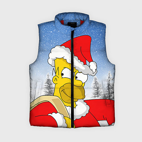 Женский жилет Санта Гомер / 3D-Красный – фото 1