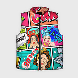 Женский жилет POP ART, цвет: 3D-красный