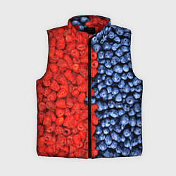 Женский жилет Ягодка, цвет: 3D-красный