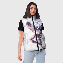 Женский жилет Бездомный бог, цвет: 3D-красный — фото 2