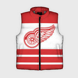 Женский жилет Detroit Red Wings, цвет: 3D-светло-серый