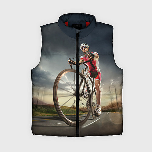 Женский жилет Велогонщик / 3D-Красный – фото 1