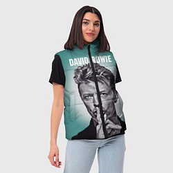 Женский жилет Дэвид Боуи: тишина, цвет: 3D-красный — фото 2