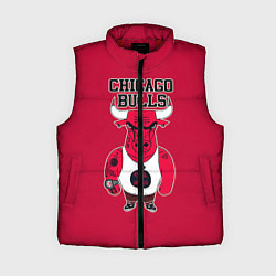 Женский жилет Chicago bulls, цвет: 3D-красный