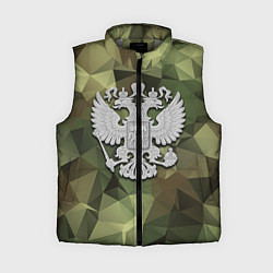 Женский жилет Камуфляж и герб
