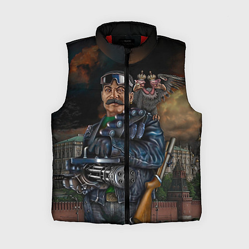 Женский жилет Сталин военный / 3D-Красный – фото 1