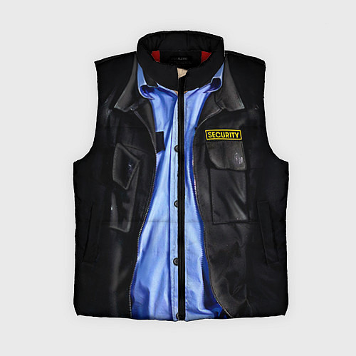Женский жилет Форма SECURITY / 3D-Красный – фото 1