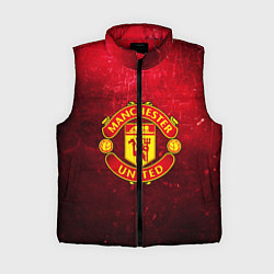 Женский жилет Манчестер Юнайтед, цвет: 3D-красный