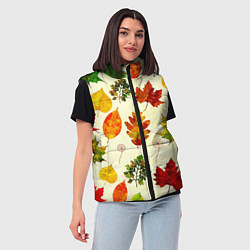 Женский жилет Осень, цвет: 3D-черный — фото 2