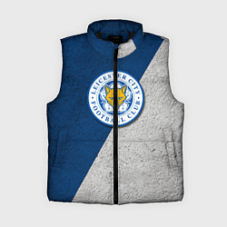 Женский жилет Leicester City FC, цвет: 3D-черный