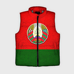 Женский жилет Герб Беларуси, цвет: 3D-светло-серый