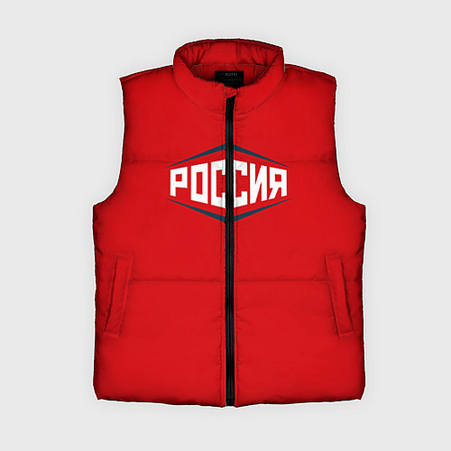 Женский жилет Россия / 3D-Красный – фото 1