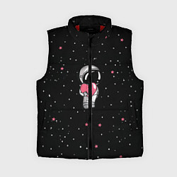 Женский жилет Космонавт 4, цвет: 3D-красный