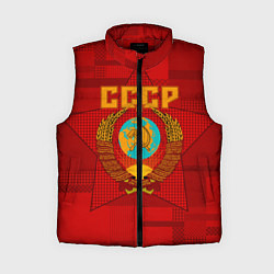 Женский жилет СССР, цвет: 3D-красный
