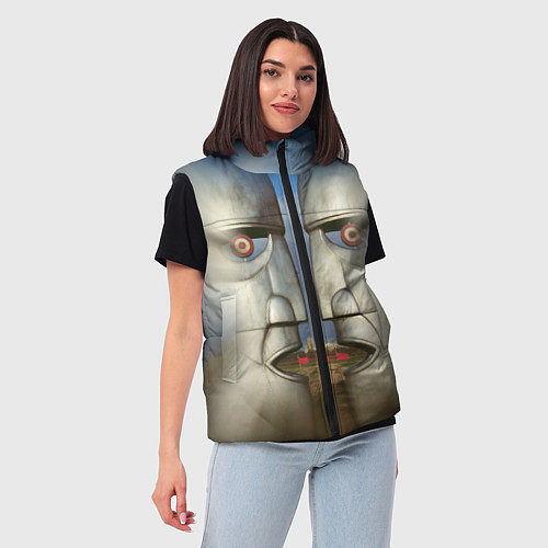 Женский жилет Pink Floyd The division bell / 3D-Светло-серый – фото 3