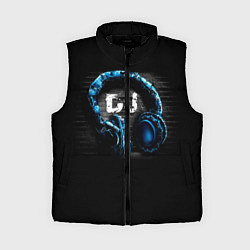 Женский жилет DJ, цвет: 3D-черный