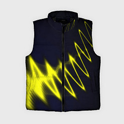 Женский жилет Молния, цвет: 3D-черный