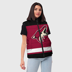 Женский жилет Arizona Coyotes, цвет: 3D-черный — фото 2