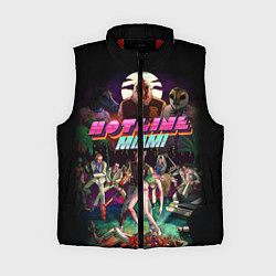 Женский жилет Hotline Miami, цвет: 3D-красный