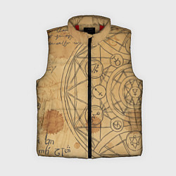 Женский жилет Дневник алхимика, цвет: 3D-красный