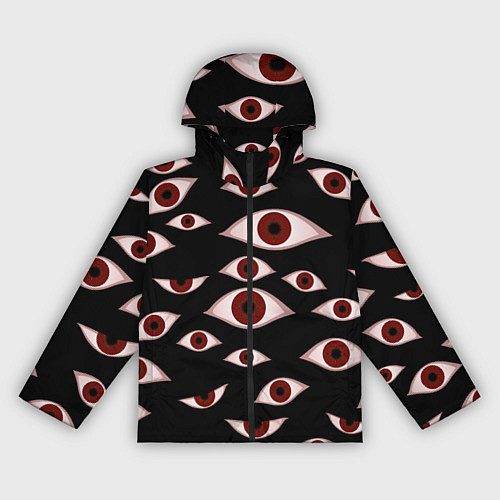 Женская ветровка Глаза / 3D-Черный – фото 1