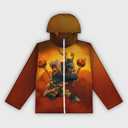 Ветровка с капюшоном женская Шадоу Шаман, цвет: 3D-белый