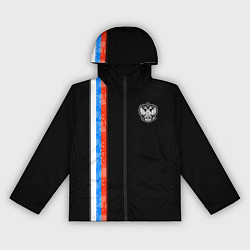 Ветровка с капюшоном женская Russia - Black collection 2023, цвет: 3D-черный