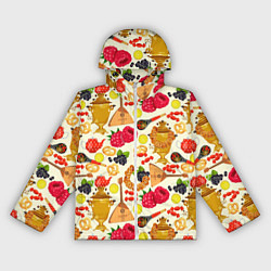 Ветровка с капюшоном женская Народная кухня, цвет: 3D-белый