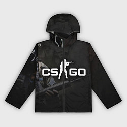 Ветровка с капюшоном женская CS:GO SWAT, цвет: 3D-черный