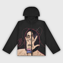 Ветровка с капюшоном женская Face Star, цвет: 3D-черный