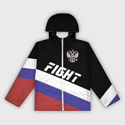 Ветровка с капюшоном женская Fight Russia, цвет: 3D-белый