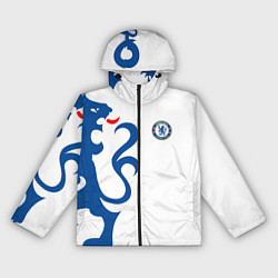 Ветровка с капюшоном женская FC Chelsea: White Lion, цвет: 3D-черный