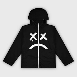 Ветровка с капюшоном женская Lil Peep: RIP Smile, цвет: 3D-белый