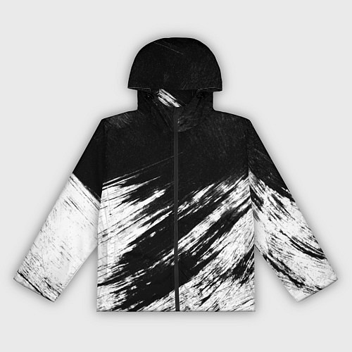 Женская ветровка Белый и черный / 3D-Черный – фото 1