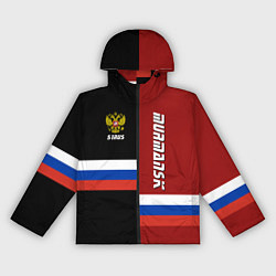Ветровка с капюшоном женская Murmansk, Russia, цвет: 3D-черный