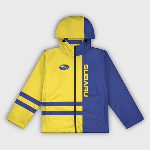 Женская ветровка Subaru / 3D-Черный – фото 1