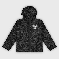 Ветровка с капюшоном женская Russia 2022 Digital, цвет: 3D-черный