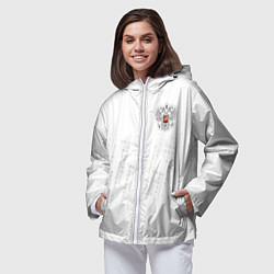 Ветровка с капюшоном женская Russia 2022 The Winner!, цвет: 3D-белый — фото 2