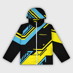 Ветровка с капюшоном женская Cyberpunk 2077: Samurai, цвет: 3D-белый