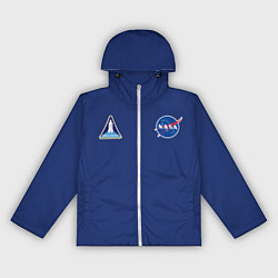 Ветровка с капюшоном женская NASA: Special Form, цвет: 3D-белый