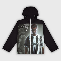 Ветровка с капюшоном женская RONALDO 7, цвет: 3D-белый