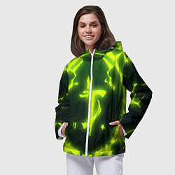Ветровка с капюшоном женская DOOM Covered, цвет: 3D-белый — фото 2