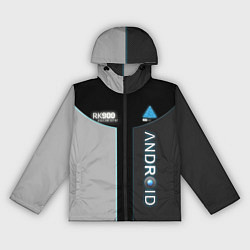 Ветровка с капюшоном женская Detroit: Android RK900, цвет: 3D-черный