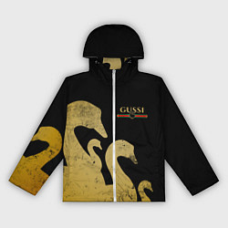 Ветровка с капюшоном женская GUSSI: Gold Edition, цвет: 3D-белый