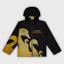 Ветровка с капюшоном женская GUSSI: Gold Edition, цвет: 3D-черный