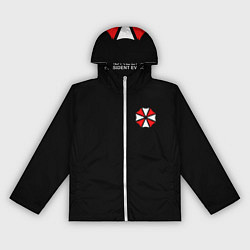Ветровка с капюшоном женская UMBRELLA CORP, цвет: 3D-белый