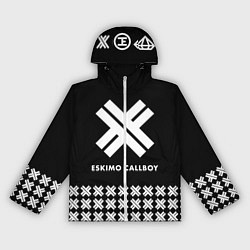 Ветровка с капюшоном женская Eskimo Callboy: Cross, цвет: 3D-белый