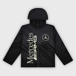 Ветровка с капюшоном женская Mercedes AMG: Black Edition, цвет: 3D-черный