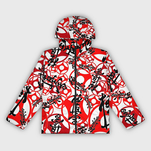 Женская ветровка Каратэ киокушинкай - эмблемы / 3D-Черный – фото 1